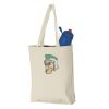 11L Canvas Tote with Contrast-Color Handles Thumbnail