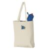 11L Canvas Tote with Contrast-Color Handles Thumbnail