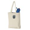 11L Canvas Tote with Contrast-Color Handles Thumbnail