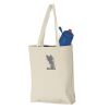 11L Canvas Tote with Contrast-Color Handles Thumbnail